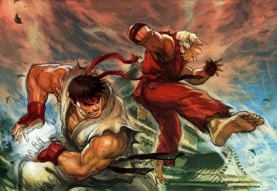 Ryu et ken, des Bilieux typiques !